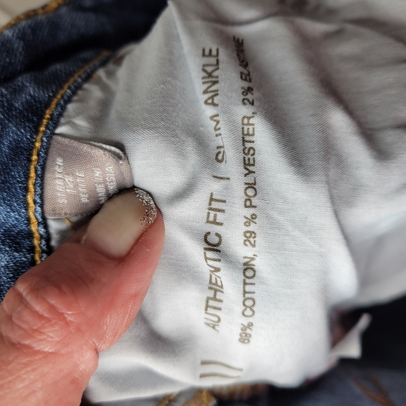 J JILL Indigo Authentic Fit Slim Ankle Size 14 Petite - Picture 5 of 5